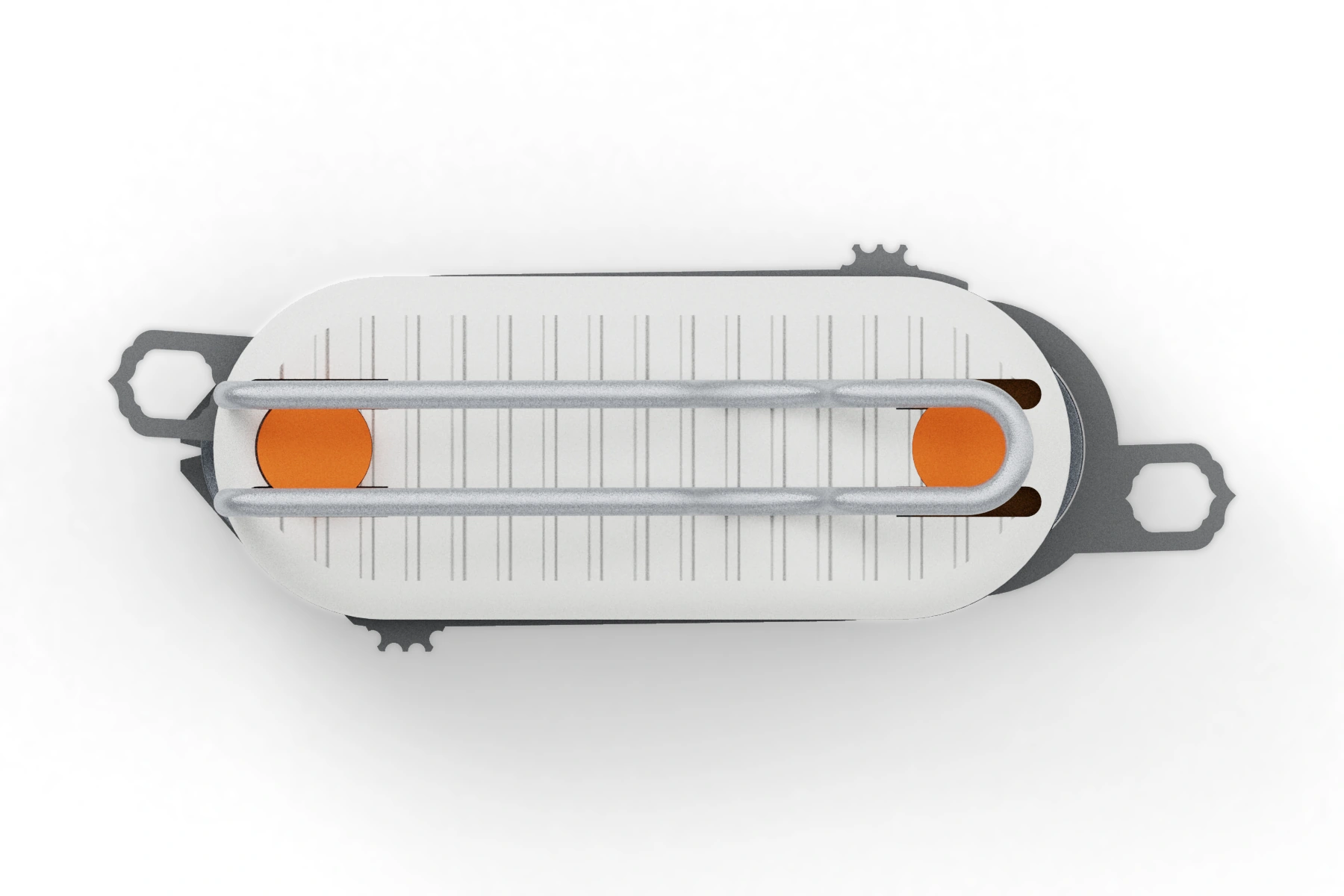 Plankton · Expansion — Expansion package · Tungsten Cerakote tools · Hunter Orange Cerakote screws · White G10 handle · Tungsten Cerakote expansion · Assembled front view